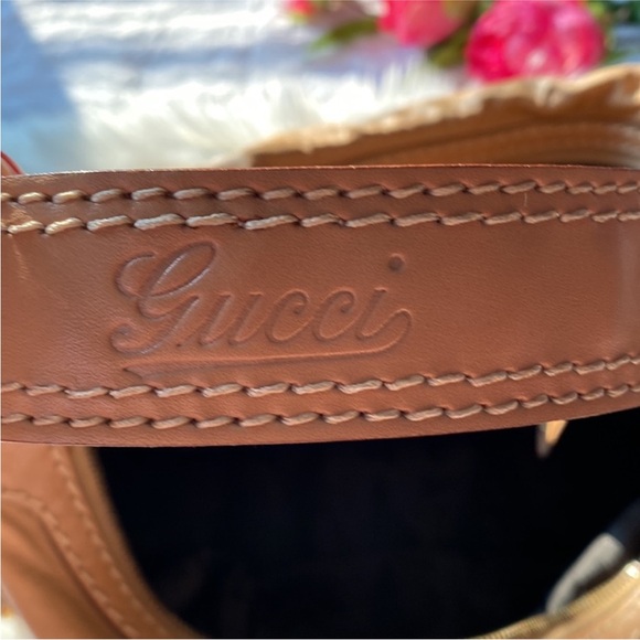 Pristine- VTG Gucci Leather Hobo Bag - Picture 13 of 14